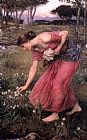 John William Waterhouse - Waterhouse Narcissus painting